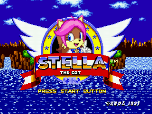 Play <b>Stella the Cat (Sonic 1 Hack)</b> Online